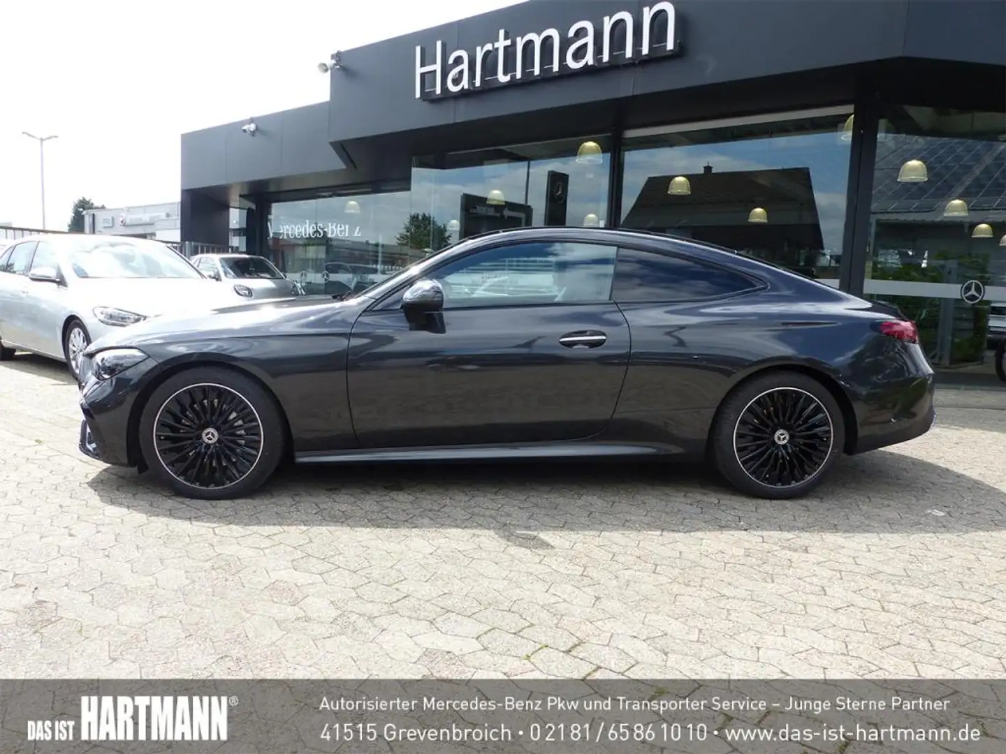 Mercedes-Benz CLE 220 d Coupé AMG+NIGHT+PANO+BURMESTER+AMBI+LED Gris - 2