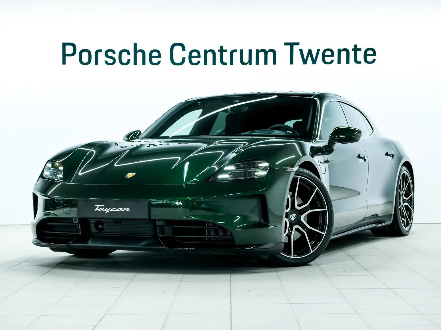 Porsche Taycan 4S Sport Turismo Groen - 1