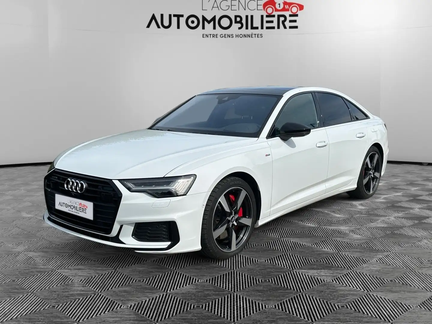 Audi A6 A6 55 TFSI e quattro S tronic sport Blanc - 1