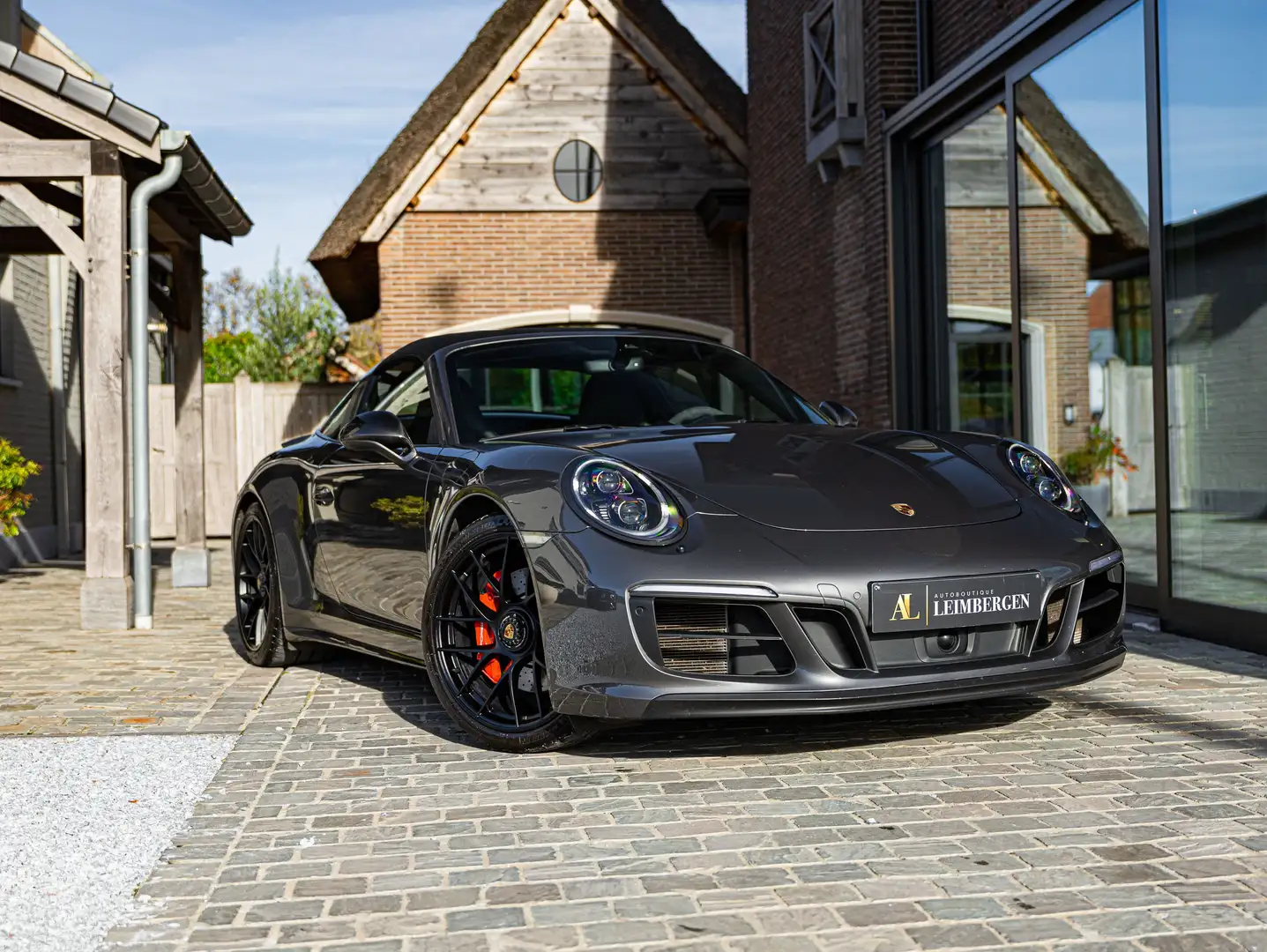 Porsche 911 Targa 4 GTS (991) / Kuipstoelen / Carbon / ACC Grijs - 1