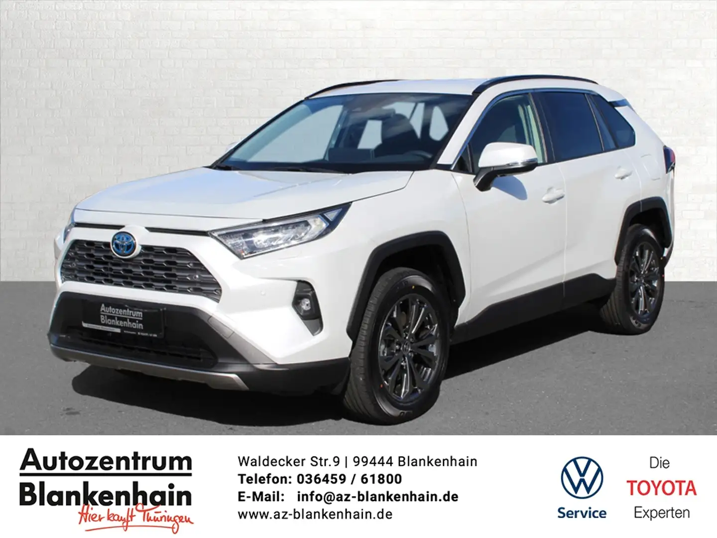 Toyota RAV 4 Hybrid UPE 49.840,- EUR ! Weiß - 1