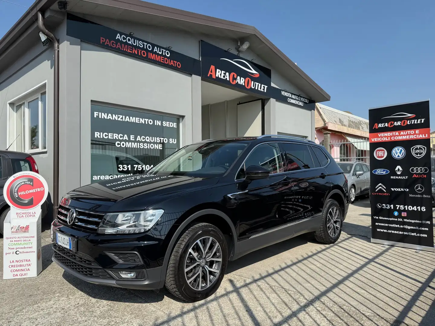 Volkswagen Tiguan Allspace 2.0 tdi 150CV*7POSTI*DSG*07/2021*GARANZIA Schwarz - 1