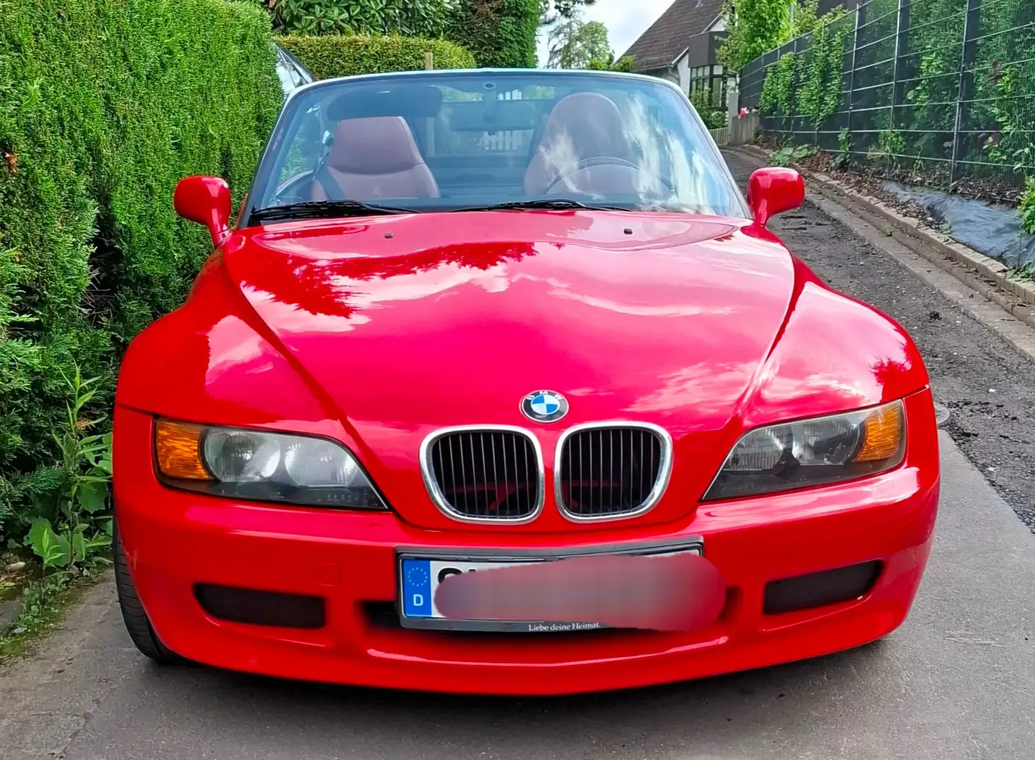 BMW Z3 roadster 1.9 Rouge - 1