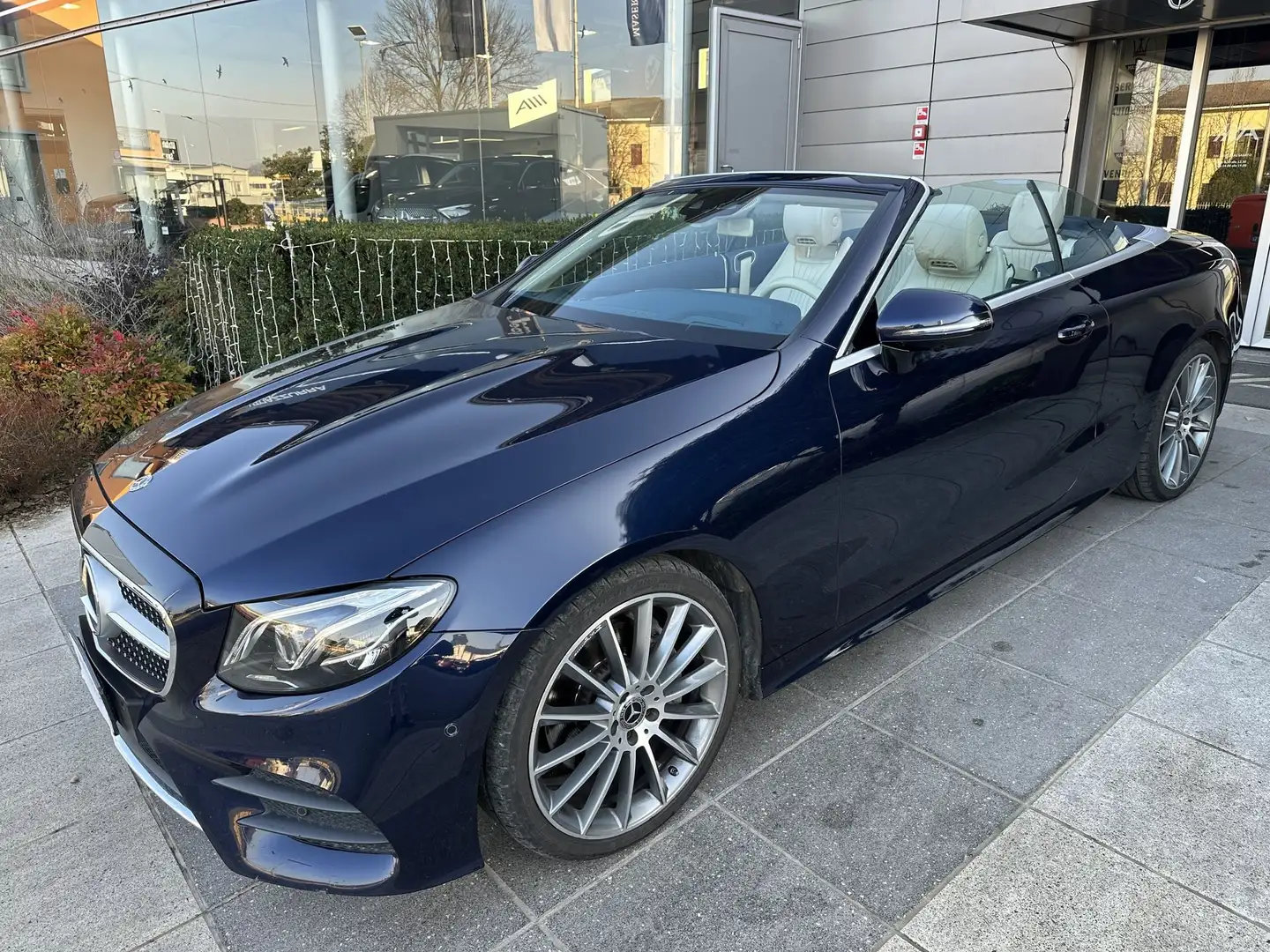 Mercedes-Benz E 220 E 220d Cabrio Premium Plus Auto *1PROP, TAGLIANDI Bleu - 1