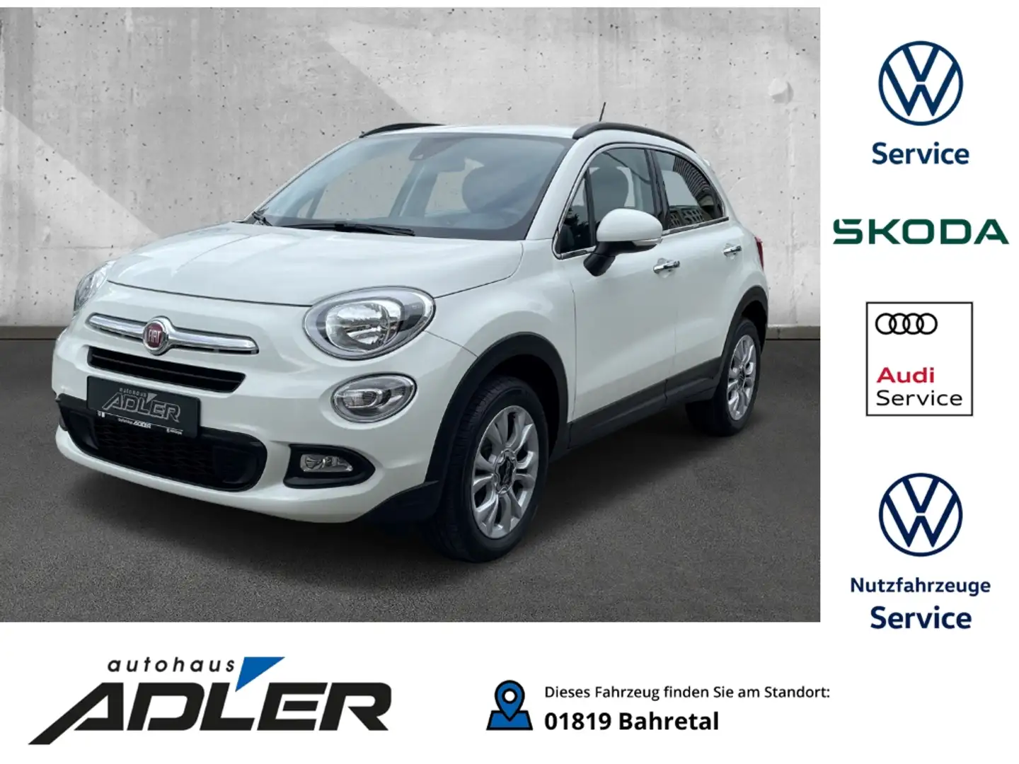 Fiat 500X Attracvtive 1.6 E-torQ Esterno 110 PS Blanco - 1