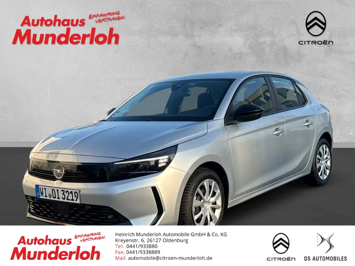Opel Corsa F 1.2 Direct Injection Turbo Edition NAVI KLIMA K Argent - 1