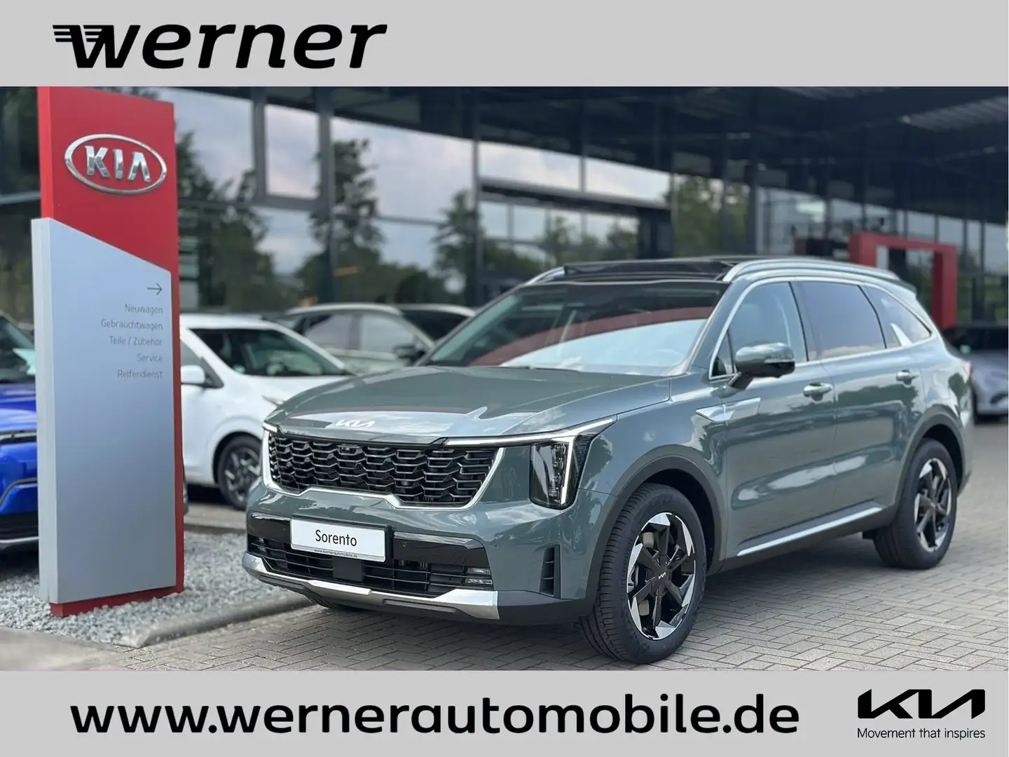 Kia Sorento 2.2 CRDi Spirit 2WD DCT DriveWise GD AHK Groen - 1