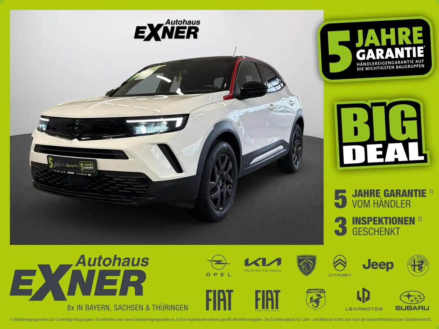 Opel Mokka 1.2 Turbo GS LINE LED+SHZ+Winterp.+Kam.+LM Weiß - 1