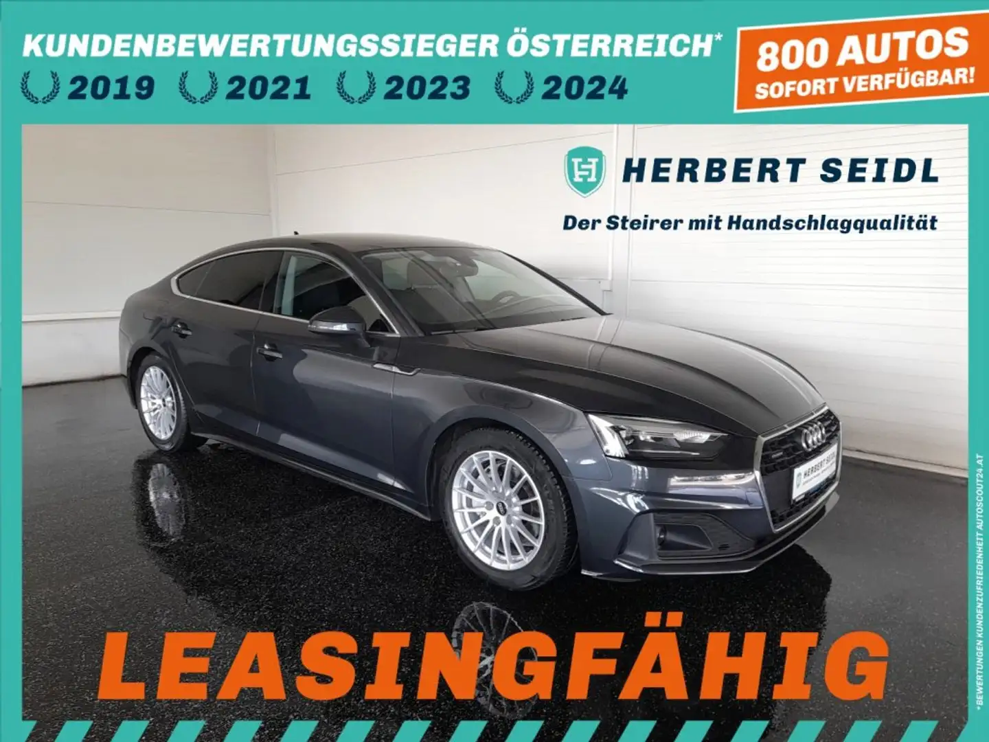 Audi Q5 A5 SB 40 TDI quattro S-tr. *VOLL LED / NAVI / AHV / SPORTSITZE / BUSINESSPAKET / TOTWINKELASS. / E-KLAPPE* Grau - 1
