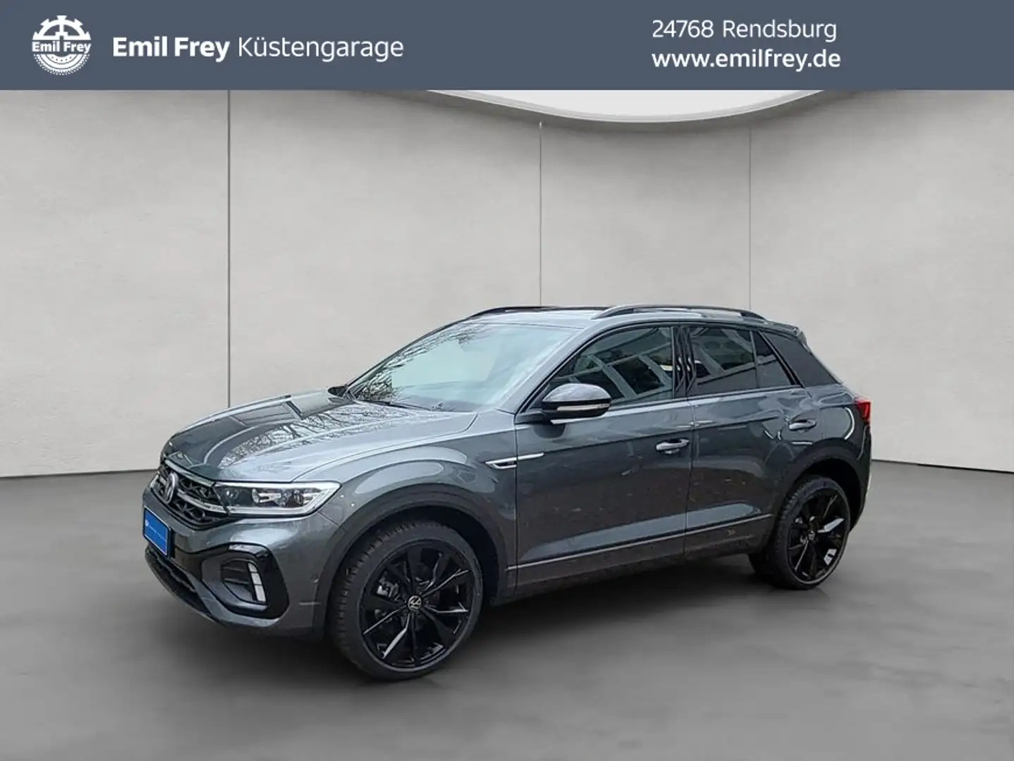 Volkswagen T-Roc R-Line DSG Pano Black Style RFK ACC SHZ LE Grau - 1