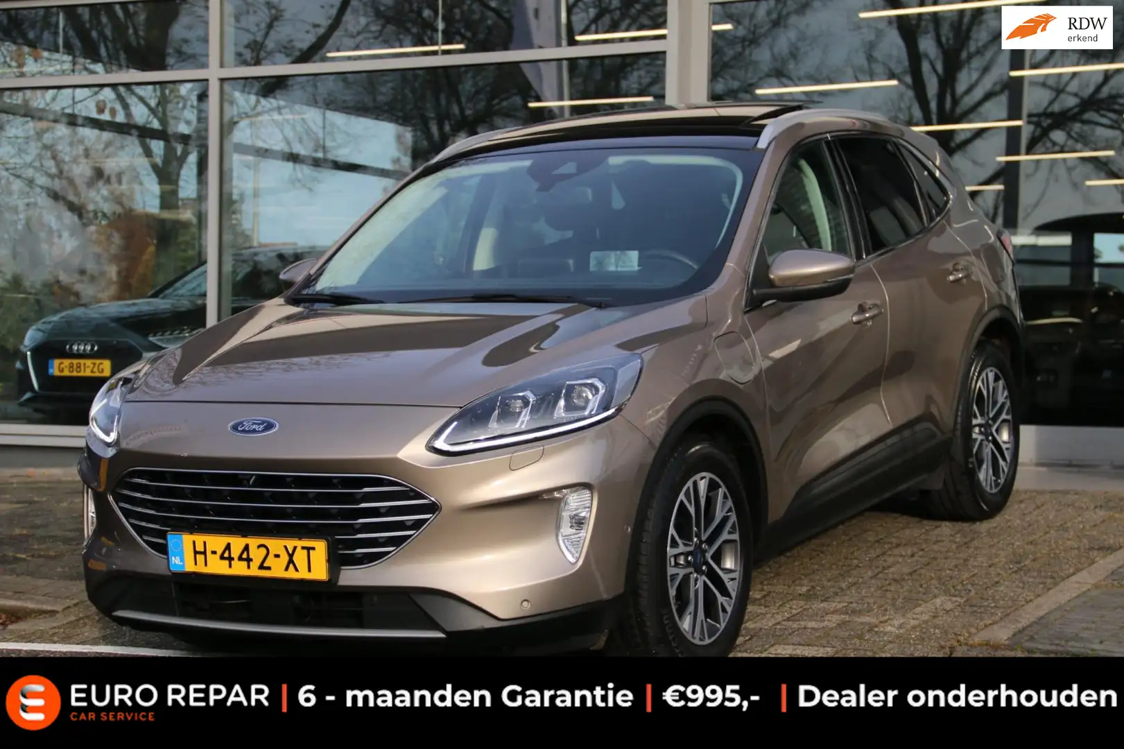 Ford Kuga 2.5 PHEV Titanium X PANORAMADAK NL-AUTO NAP! Gris - 1