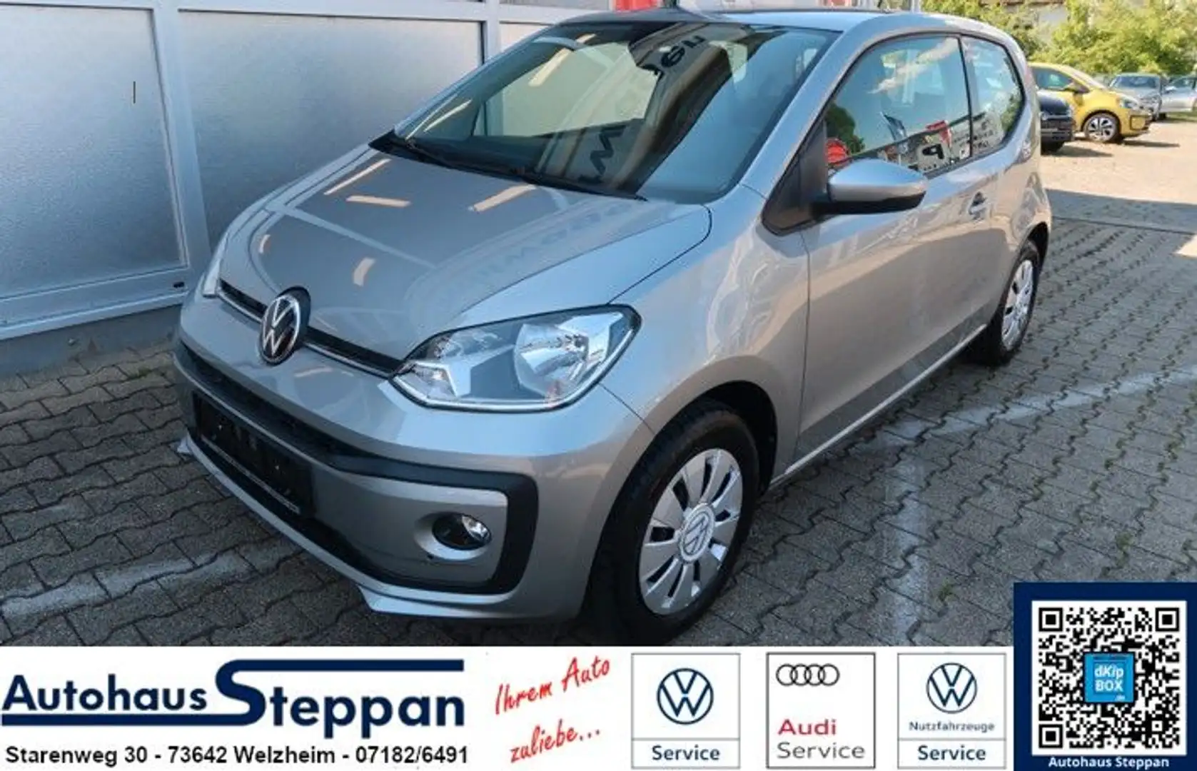 Volkswagen up! UP! 1,0 Move +Maps+More Dock +SHZ +Klima +USB Silber - 1