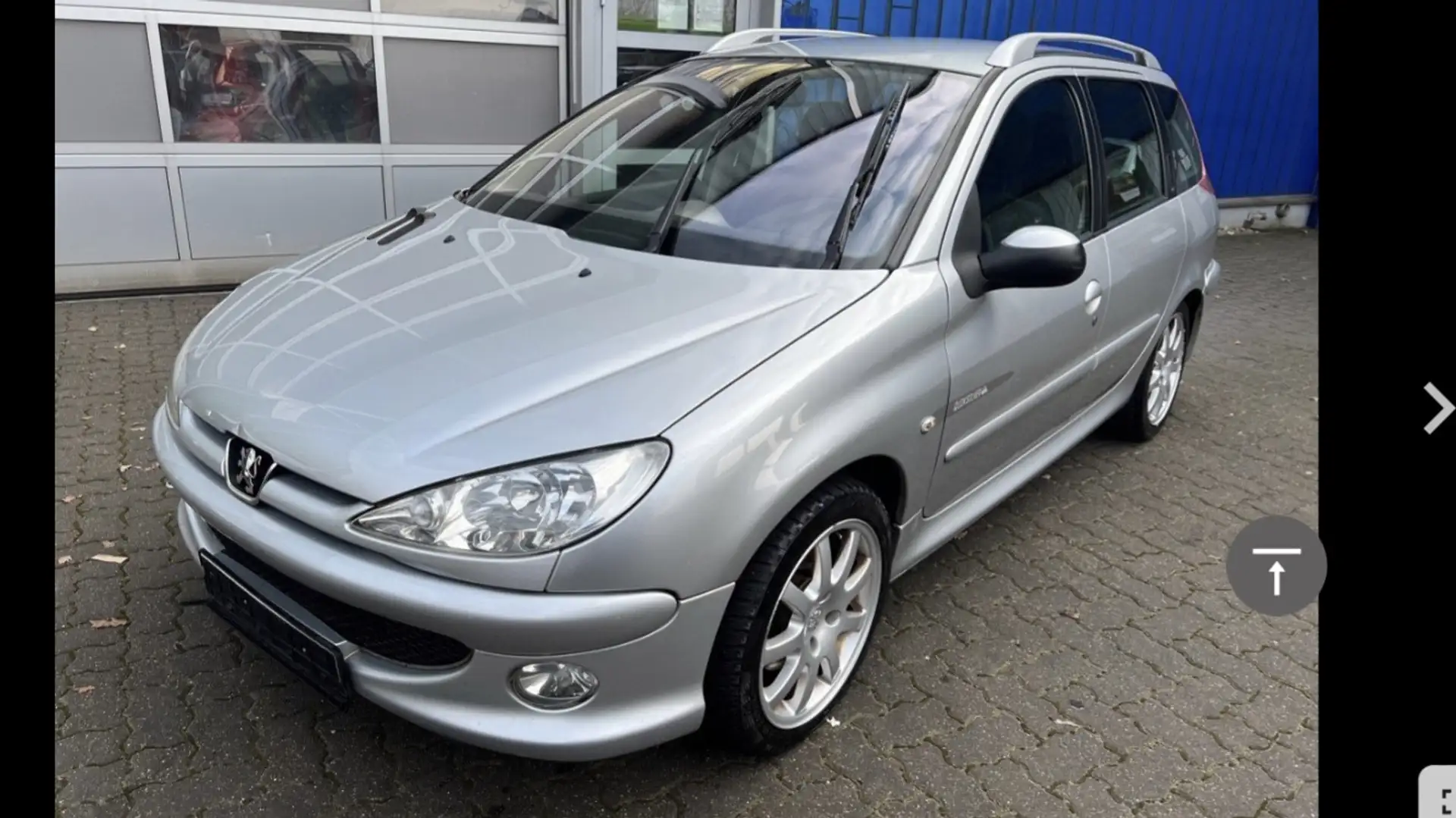 Peugeot 206 SW HDi 110 Quiksilver 1-Hand Tüv NEU Silber - 1