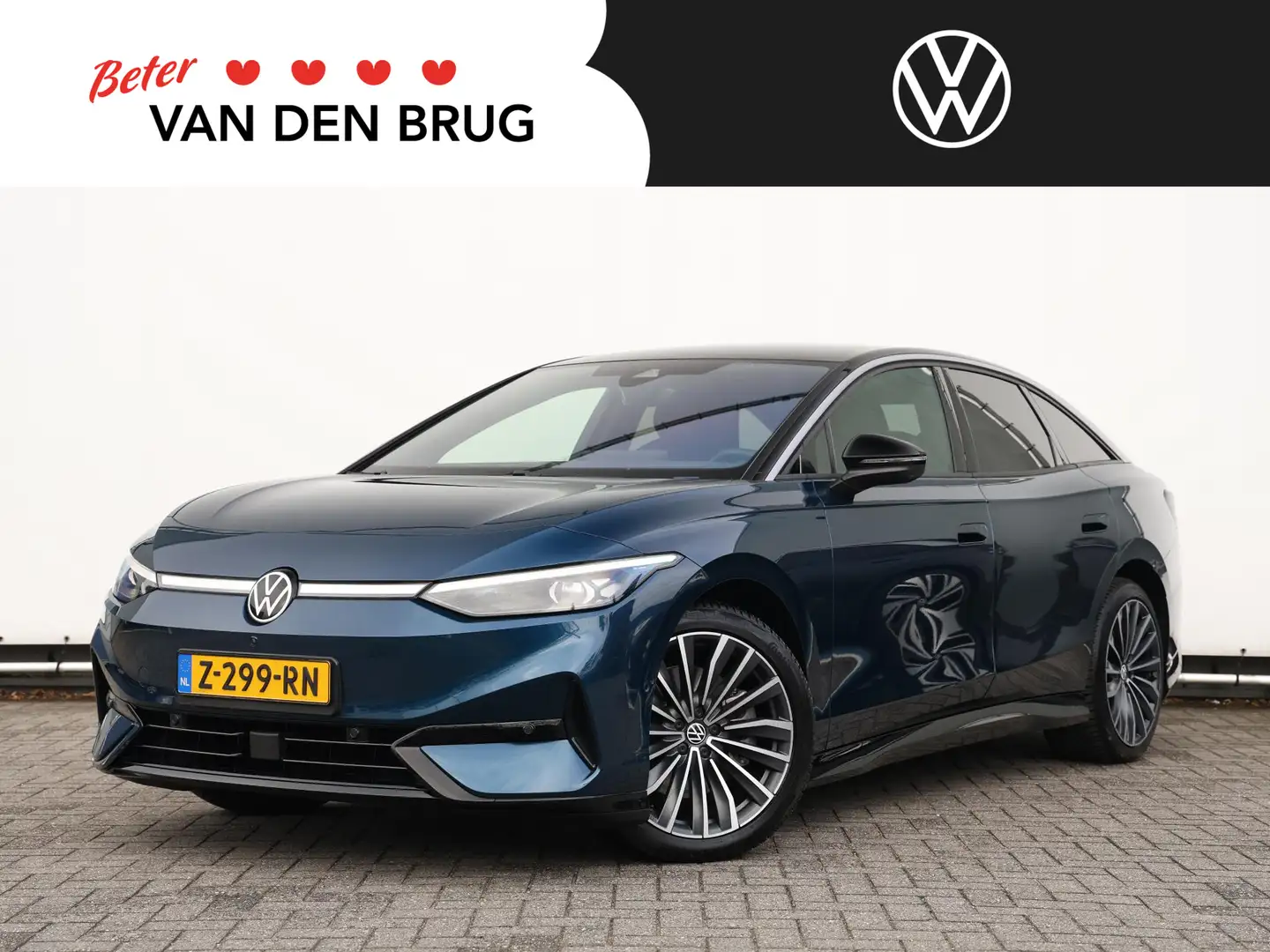 Volkswagen ID.7 Pro Business 77 kWh 286 pk | Memory Stoelen | 360 Blauw - 1