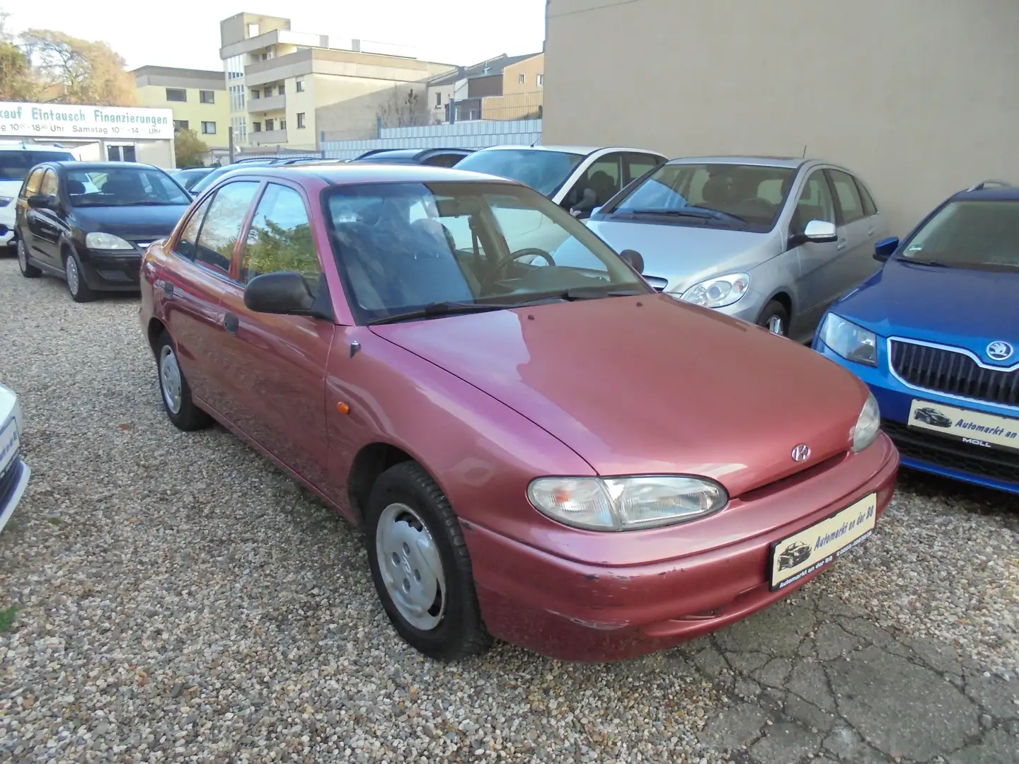 Hyundai ACCENT Accent 1.3i GLS Klima,3-Hand!!! Rot - 1