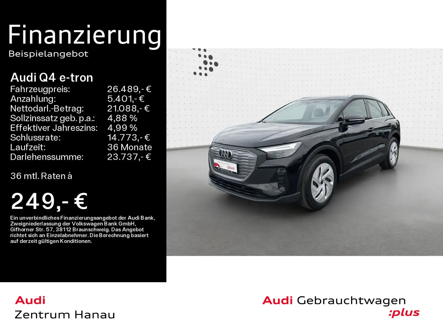 Audi Q4 e-tron 35 *LED*VIRTUAL*SITZHEIZUNG*PARKHILFE* Schwarz - 1