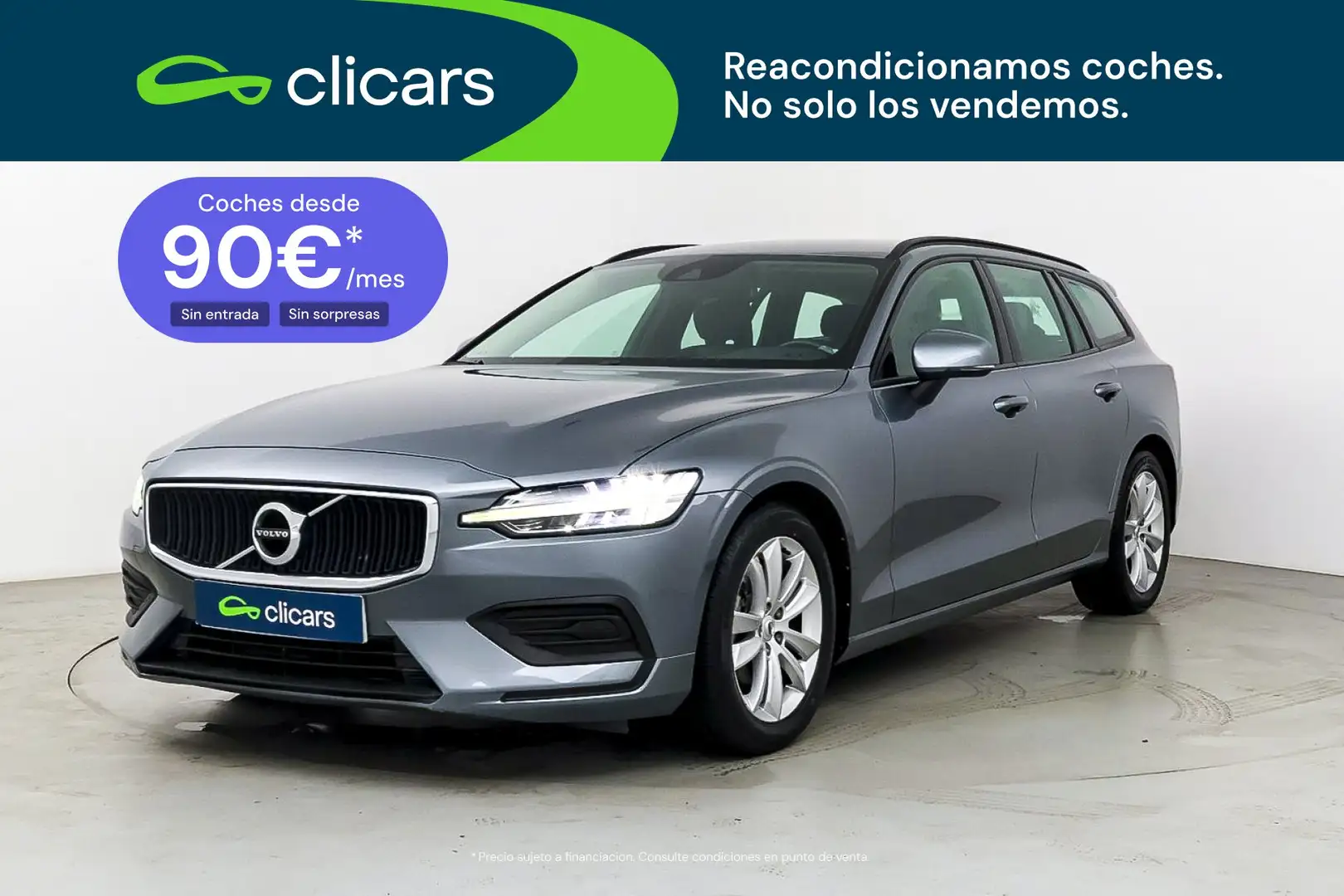 Volvo V60 D3 Momentum Aut. Plateado - 1