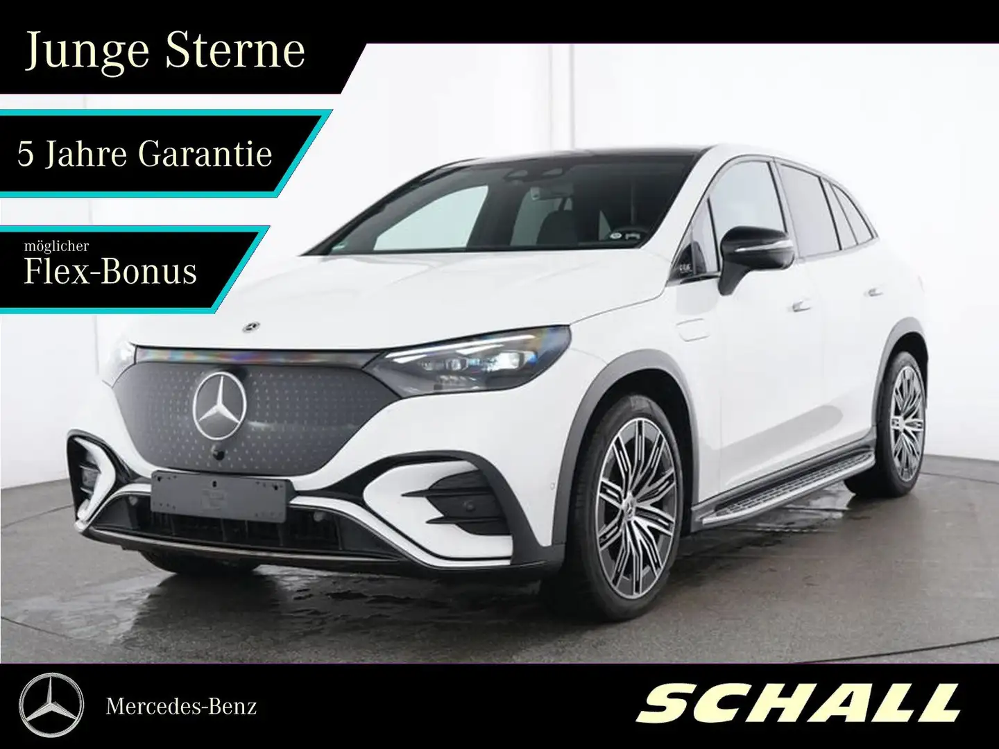 Mercedes-Benz EQE 350 4M SUV AMG+NIGHT+BURMESTER+DIST+PANO+AHK Weiß - 1