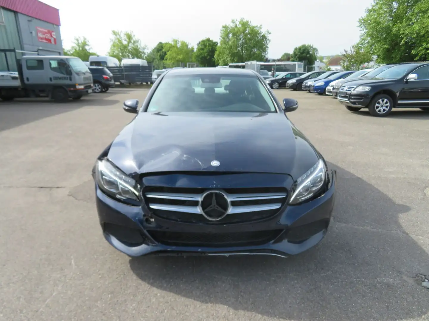 Mercedes-Benz C 180 d Lim.Avantgarde Navi LED PDC Alu Blauw - 2