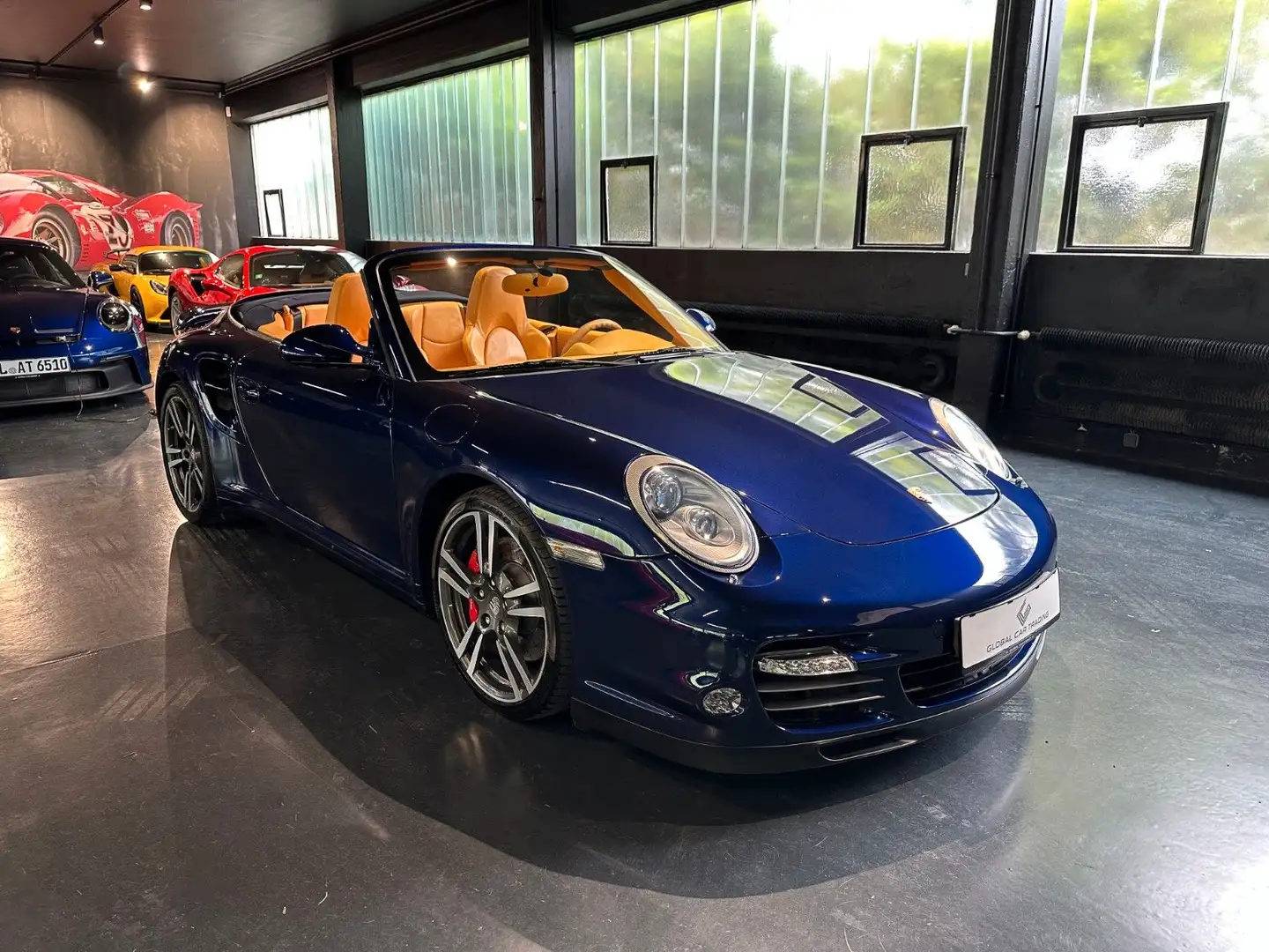 Porsche 911 Turbo Cabrio*PTS*Individual*Chrono*PCM*PPF Blau - 2