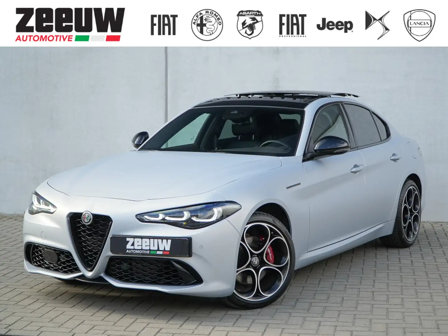 Alfa Romeo Giulia 2.0 Turbo 280 PK Competizione Q4 AWD | Pano | Harm Grijs - 1