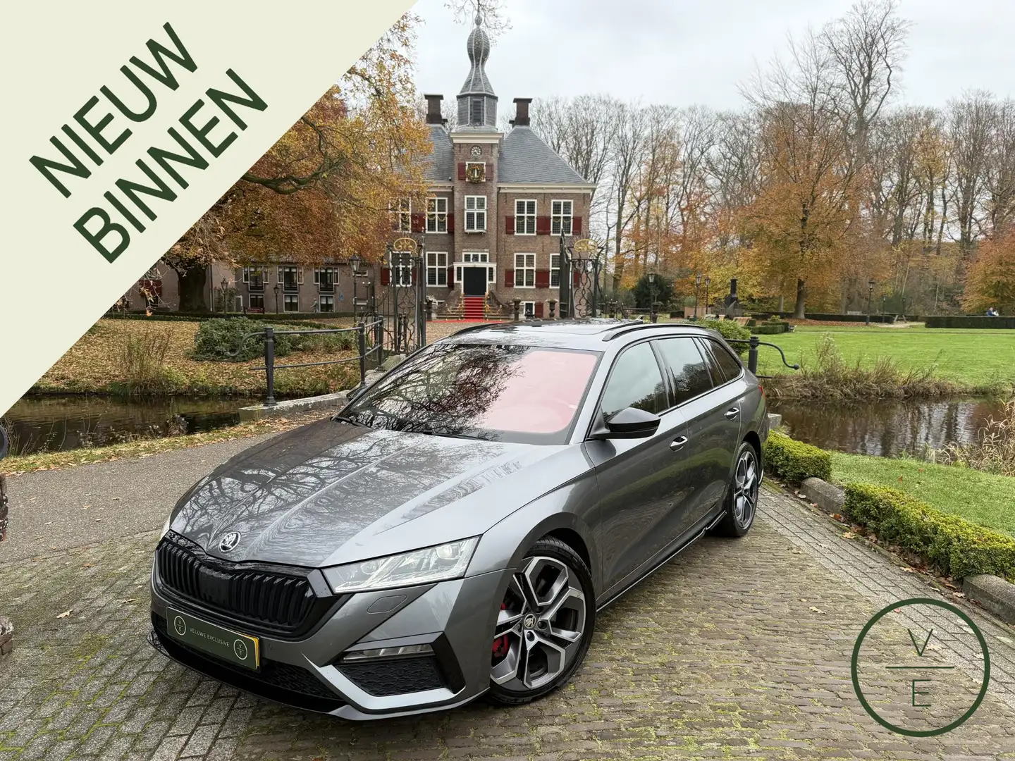 Skoda Octavia Combi 2.0 TSI iV RS | Pano | Performance | Memory Grijs - 1