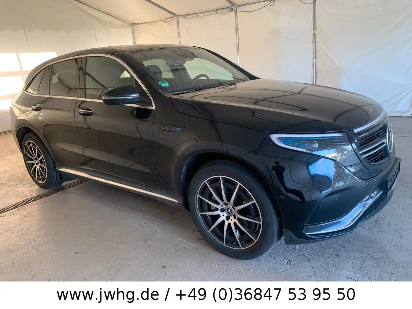 Mercedes-Benz EQC 400 400 2x AMG Line Distronic 360°k Glasd Memory Schwarz - 2