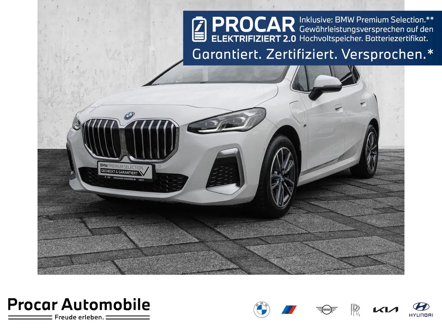 BMW 225 e xDrive MSport Pano DAB Parkass. Komfortzugang Weiß - 1