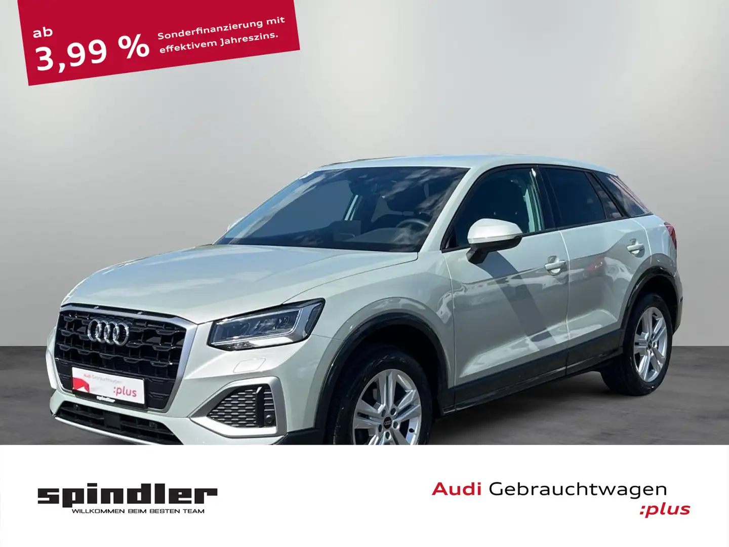 Audi Q2 advanced 30 TFSI / AHK, LED, APP, PDC Silber - 1