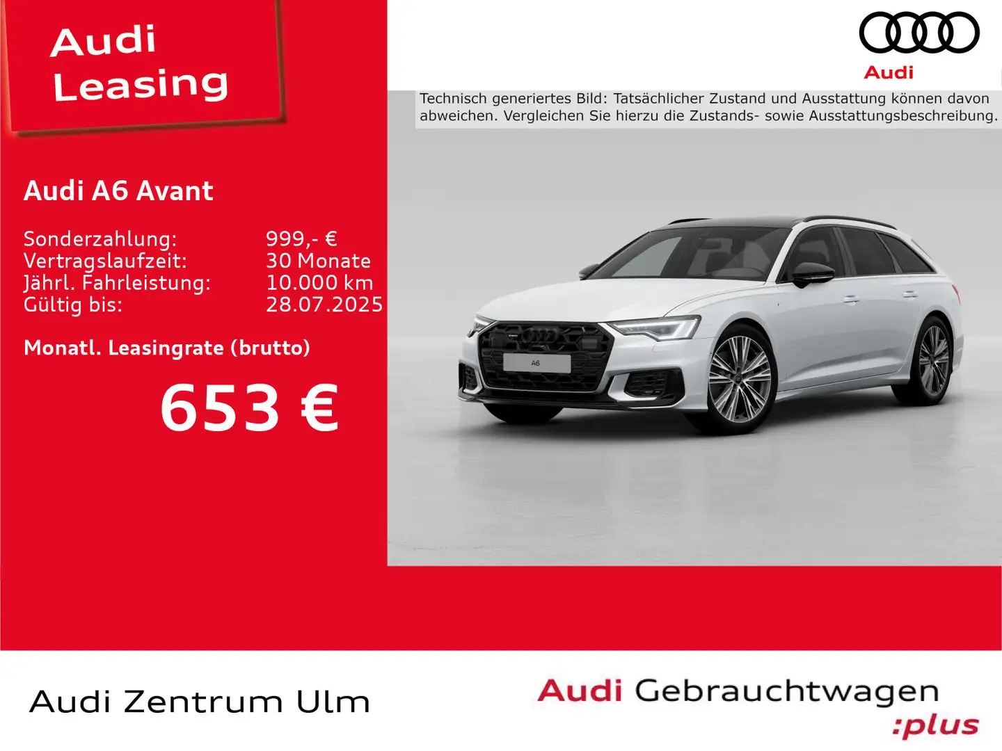 Audi A6 S line 50 TDI quattro AHK PANO HEAD-UP Weiß - 1