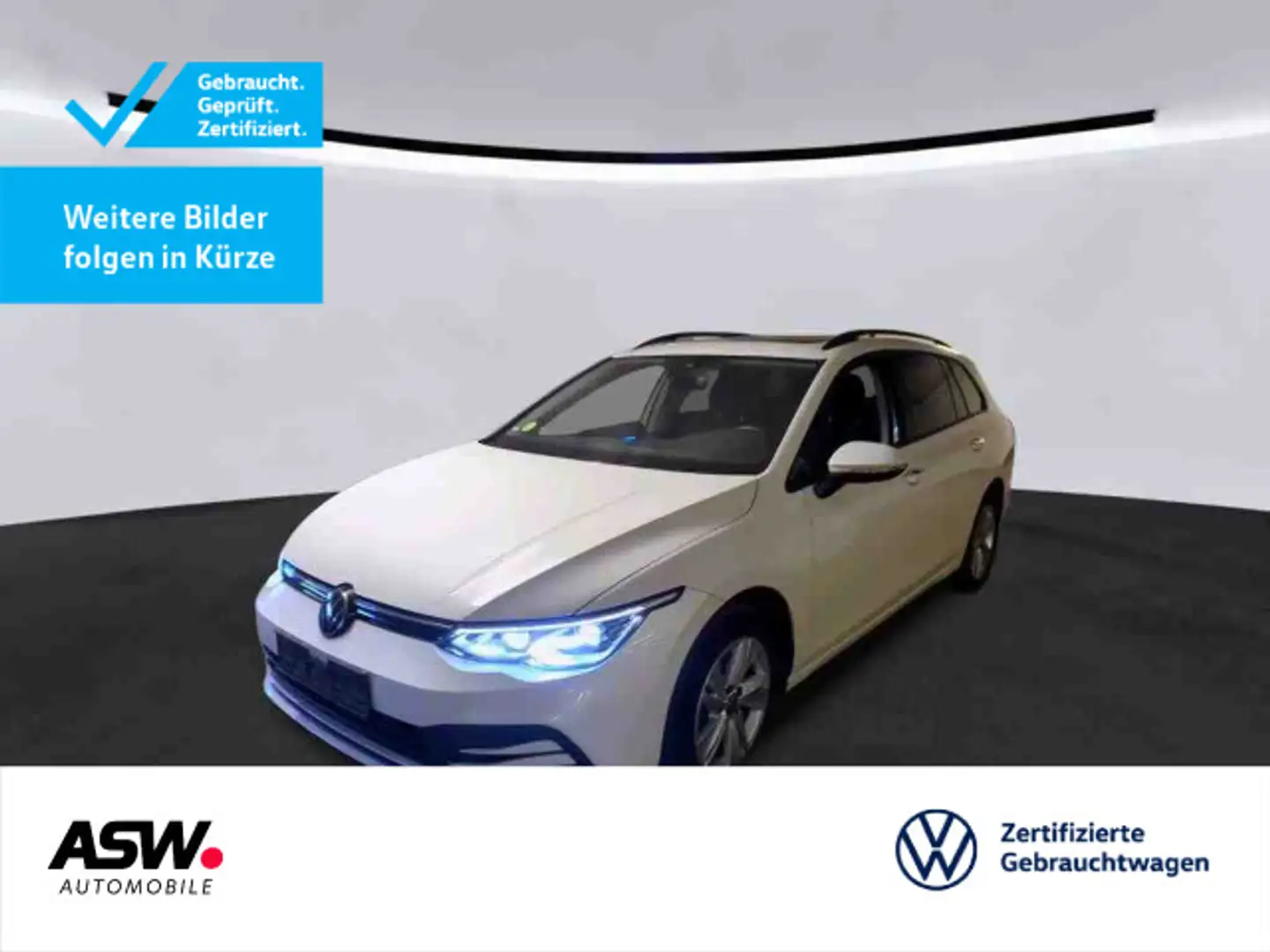 Volkswagen Golf Variant Life 2.0 TDI DSG LED Navi Pano AHK Weiß - 1