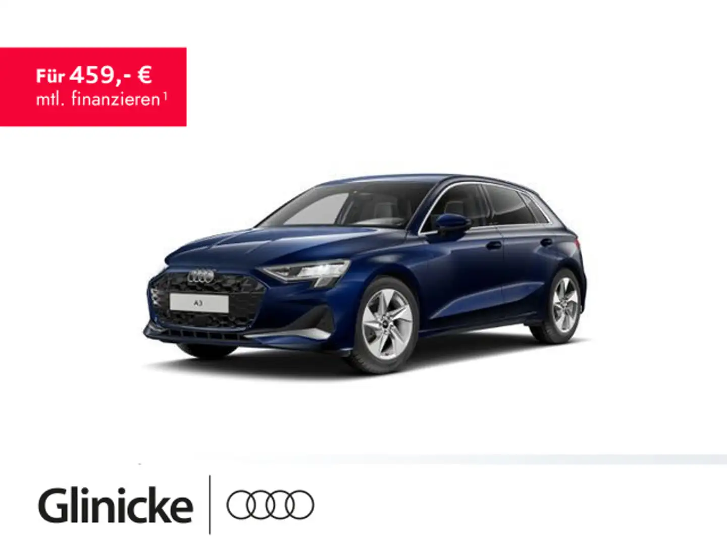 Audi A3 advanced 30 TFSI S tr Nav/PBox/soun Blau - 1