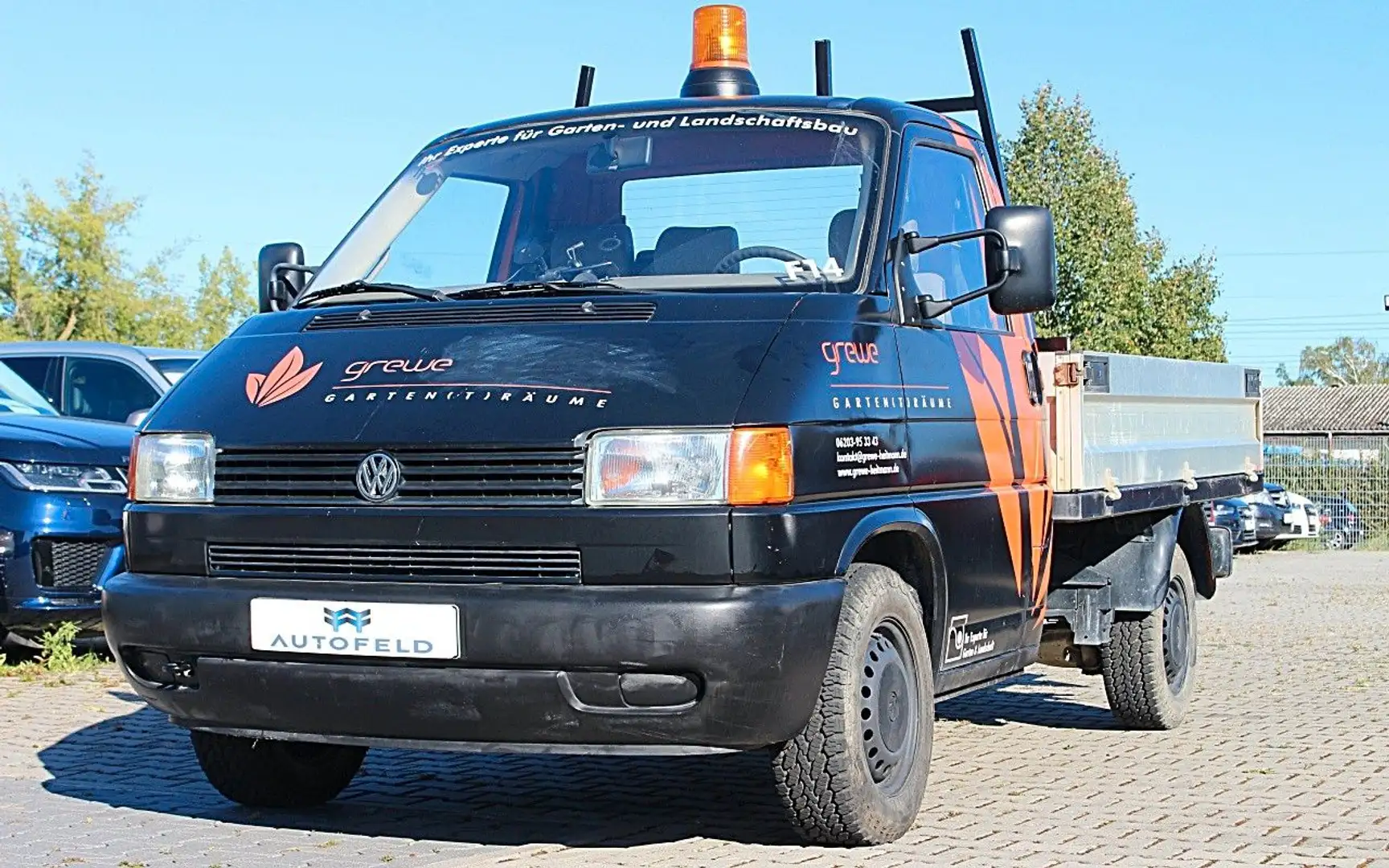 Volkswagen T4 Pritsche/AHK/SHZ/RADIO/TÜV/ Noir - 1