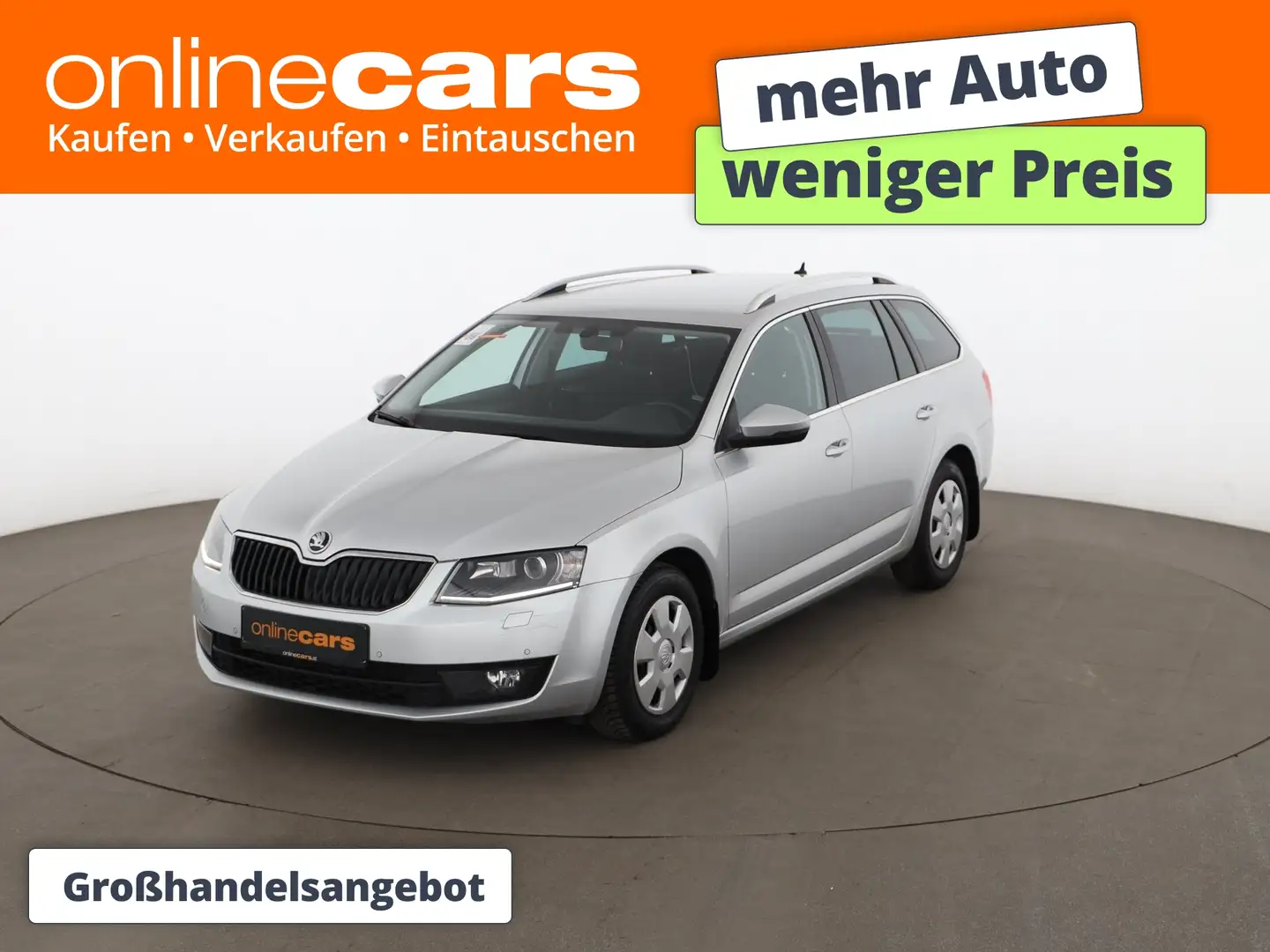 Skoda Octavia Combi 1.6 TDI Style Aut XENON AHK NAVI Grau - 1