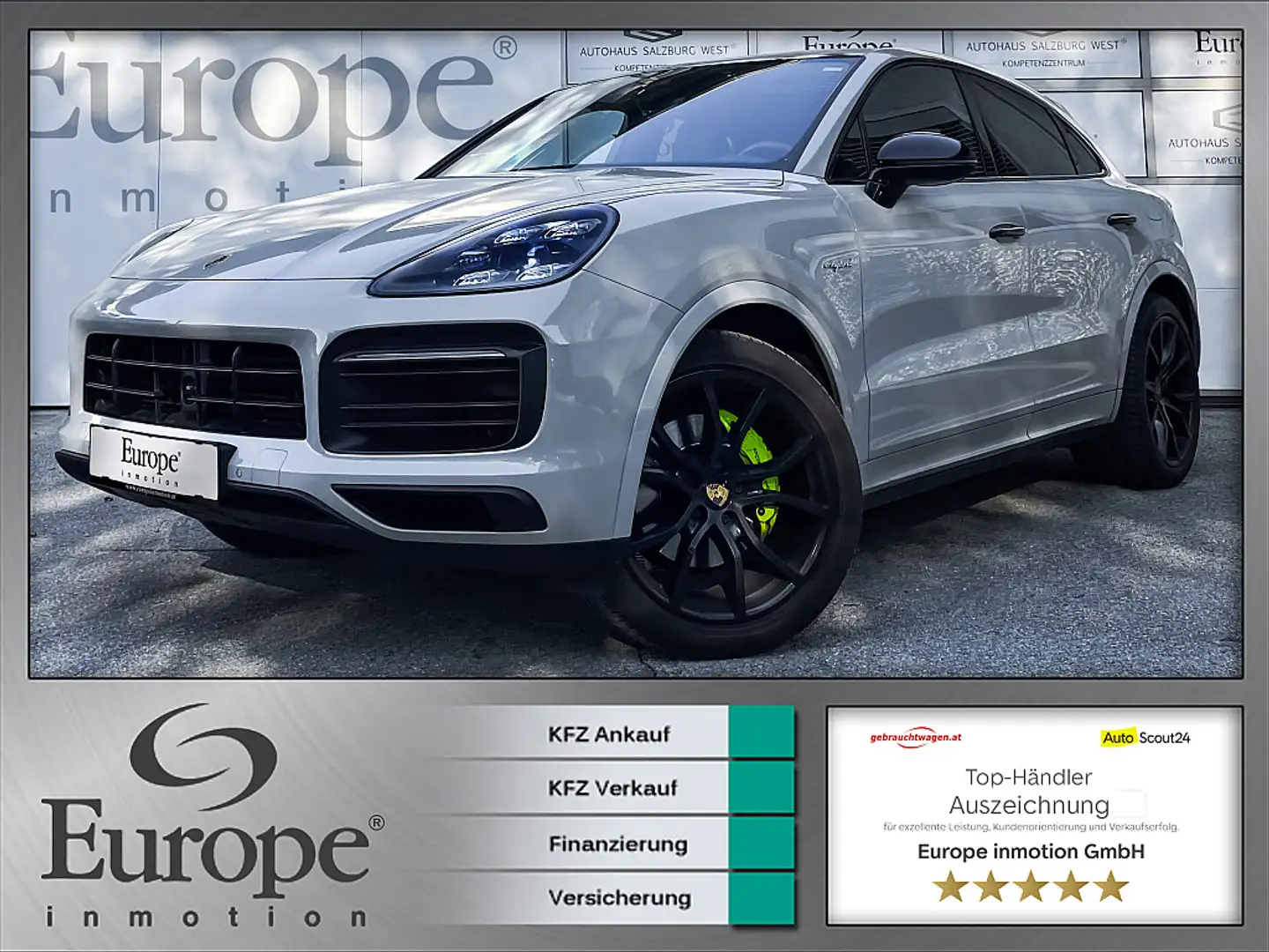 Porsche Cayenne Coupe E-Hybrid/Matrix/Pano/AHK/Sport/ Grau - 1