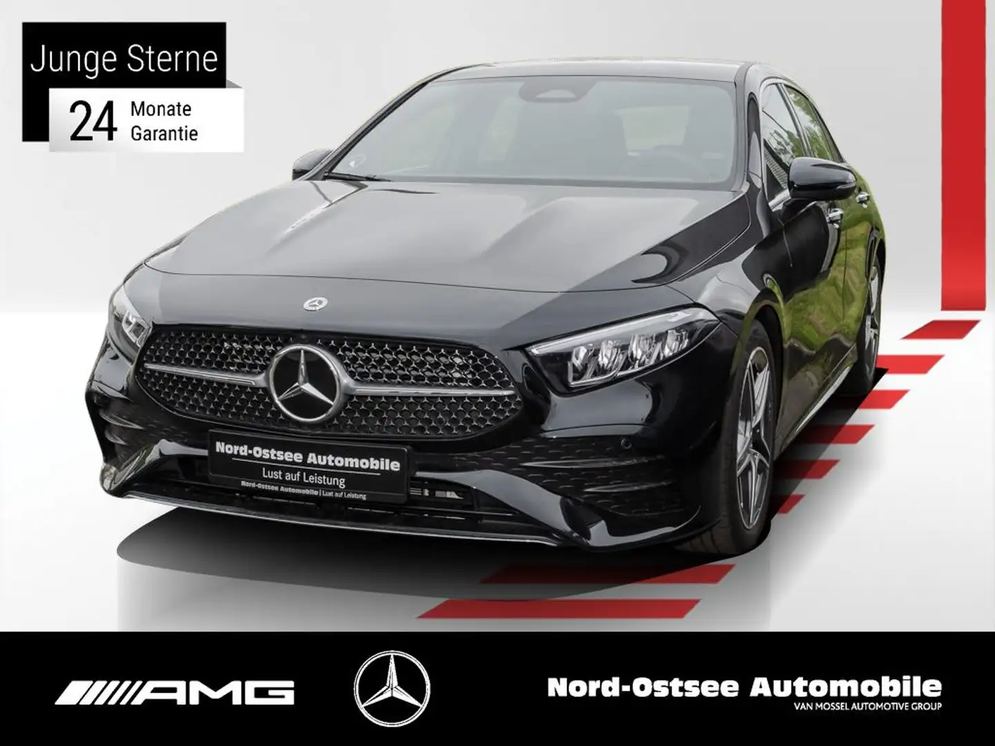 Mercedes-Benz A 200 AMG KAMERA LED DISTR. ADV.+ KEYLESS MBUX Nero - 1