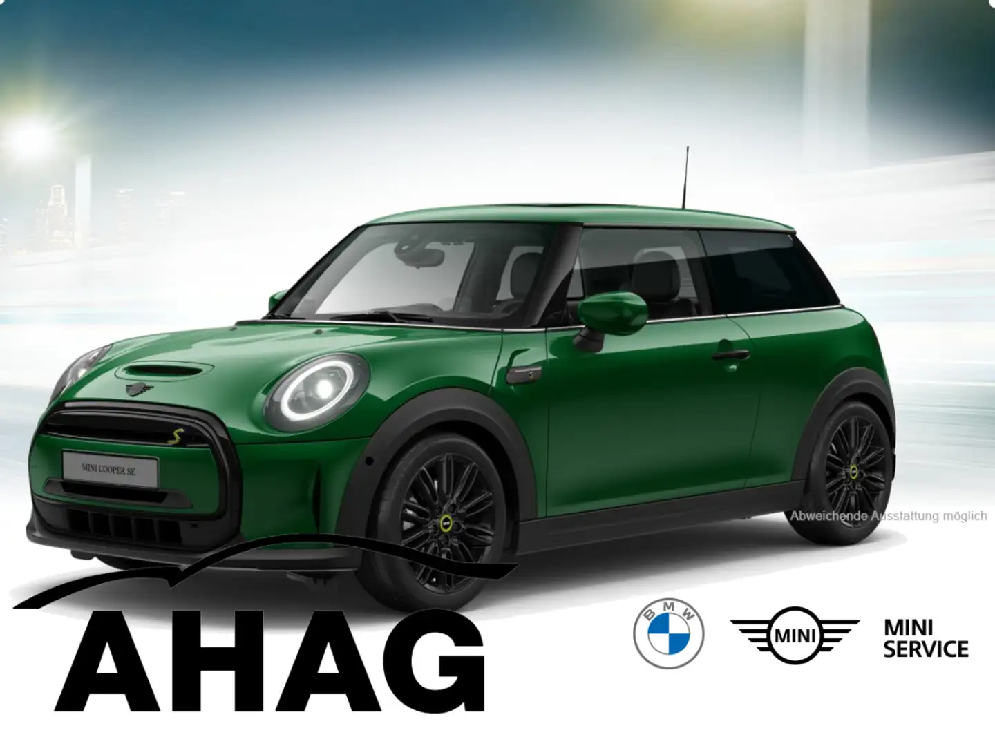 MINI Cooper SE Classic Trim Panorama Klimaaut. ISOFIX Grün - 2