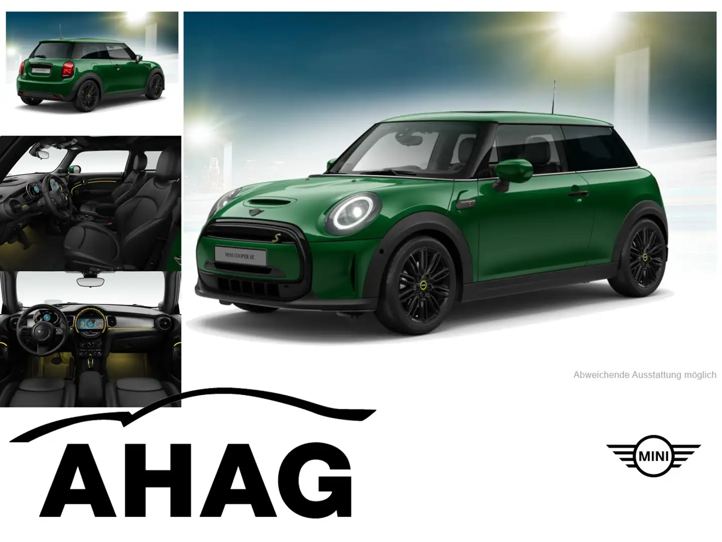 MINI Cooper SE Classic Trim Panorama Klimaaut. ISOFIX Grün - 1