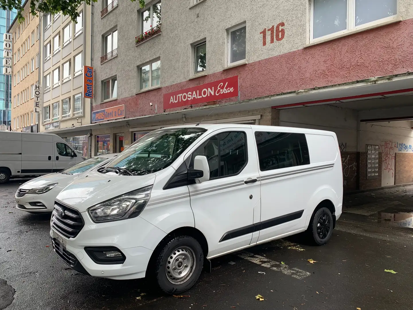 Ford Transit Custom 280 L1 Trend 5 Sitze MIXTO E6dT ACC NAVI KAMARA Blanc - 1