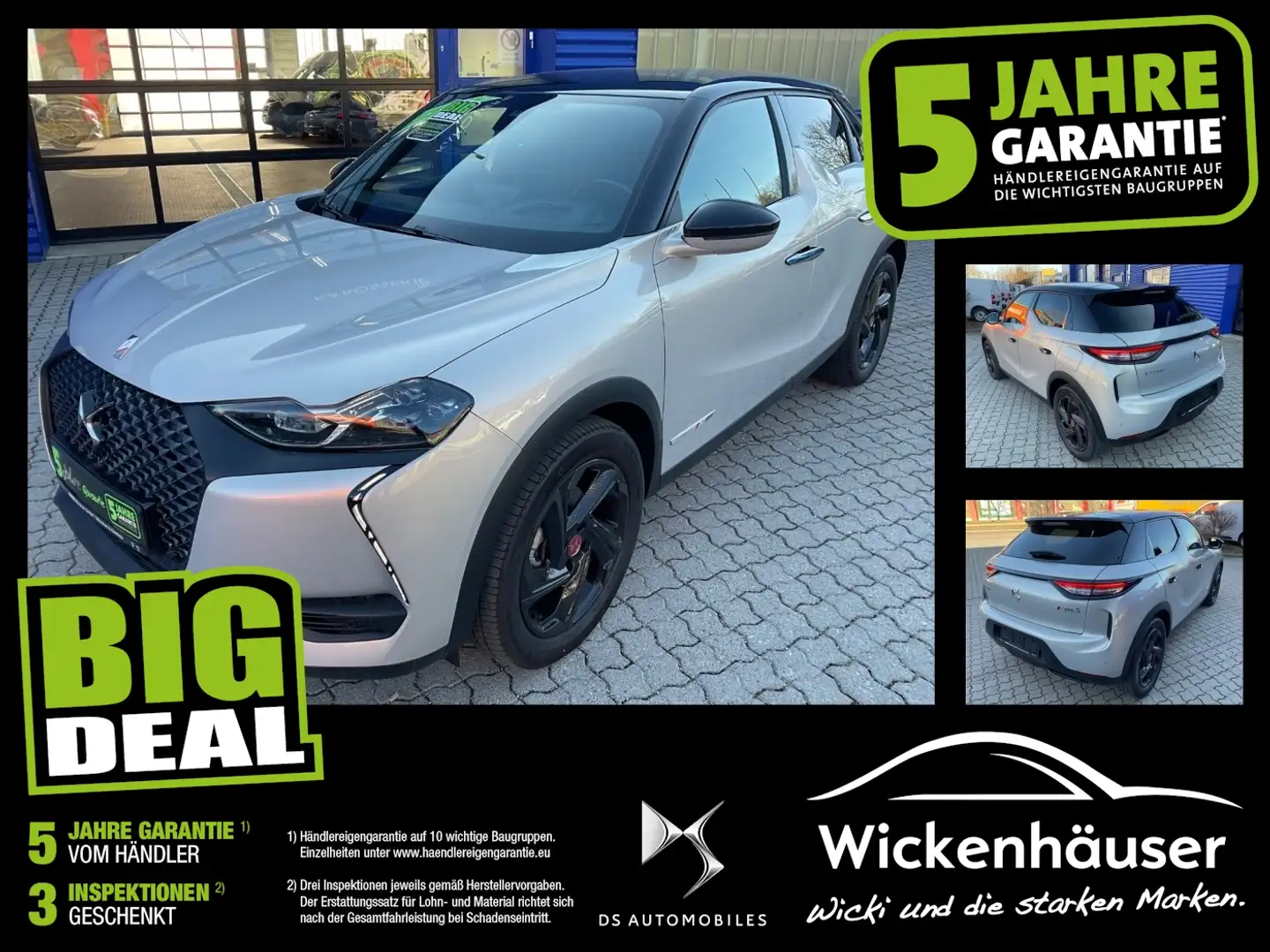 DS Automobiles DS 3 Crossback DS3 Crossback E-Tense Performance HeadUp Kamera Grau - 1