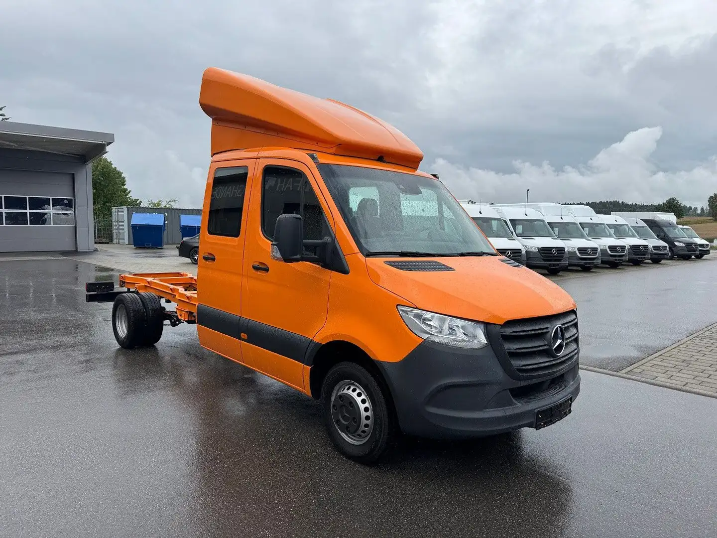 Mercedes-Benz Sprinter 519 CDI Maxi Lang Doka AHK Orange - 2