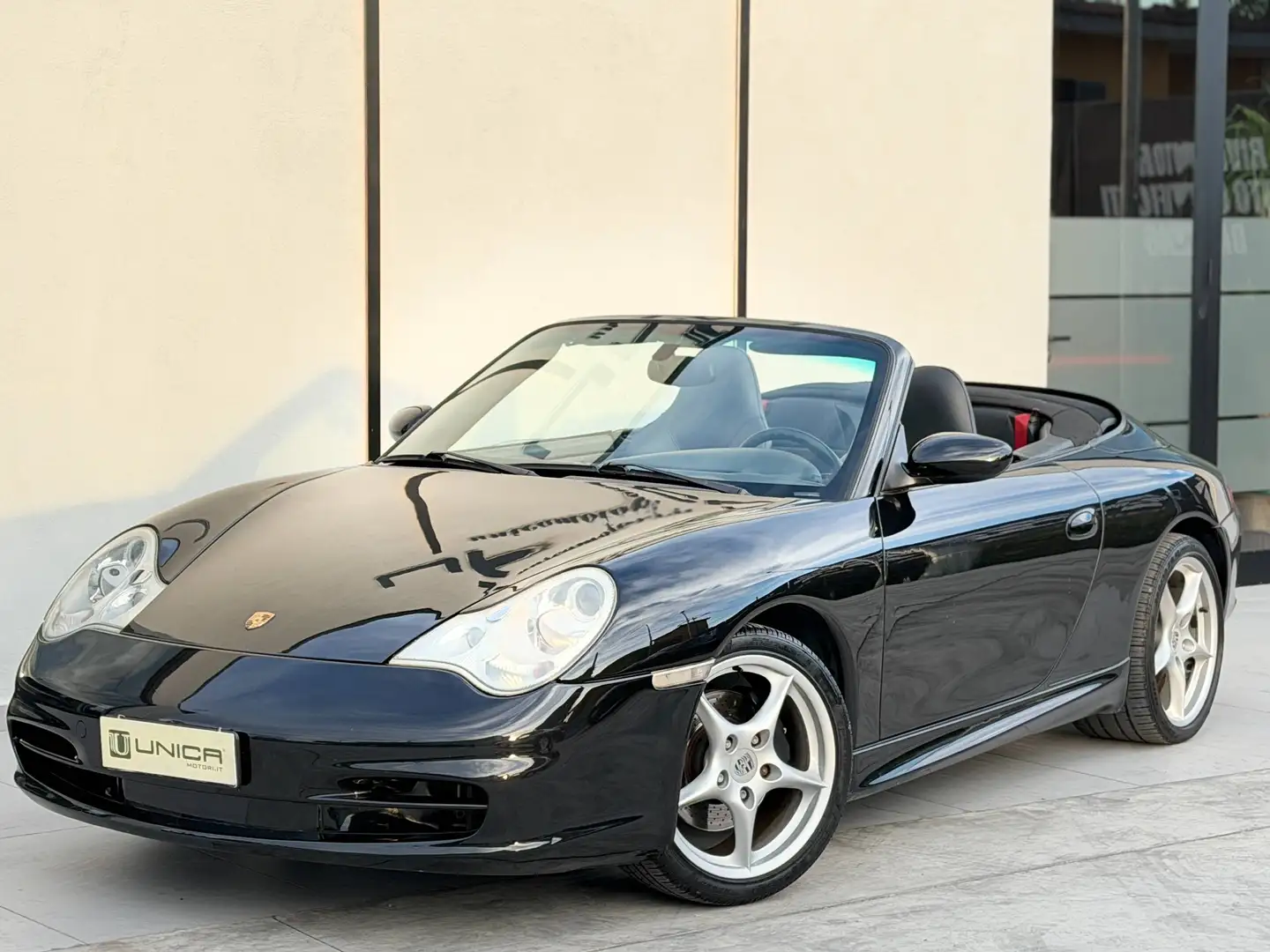 Porsche 996 911 Cabrio Carrera II 3.6 320 CV MANUALE ISCRITTA EPOCA MOTORE NUOVO Schwarz - 2