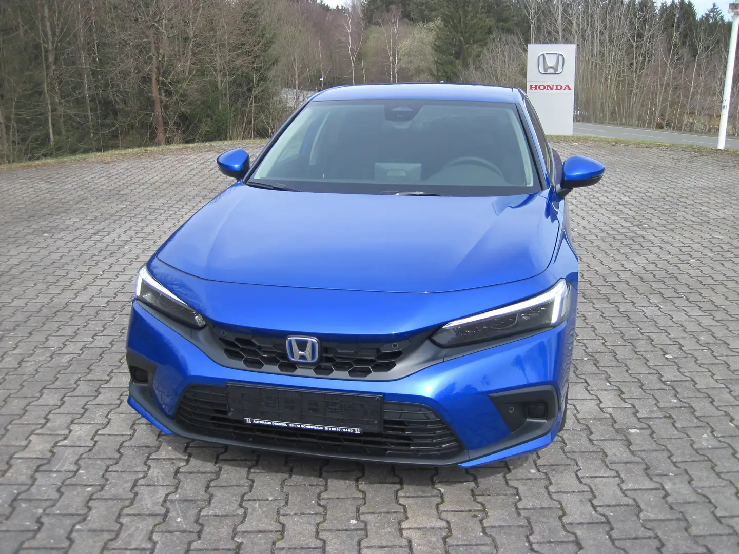 Honda Civic e:HEV 2.0 i-MMD Hybrid Elegance Blau - 1