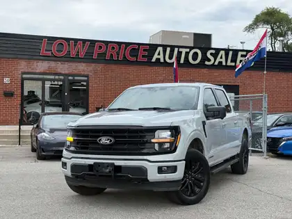 Gray 2024 Ford F-150 Pickup Truck Four-Wheel Drive Automatic