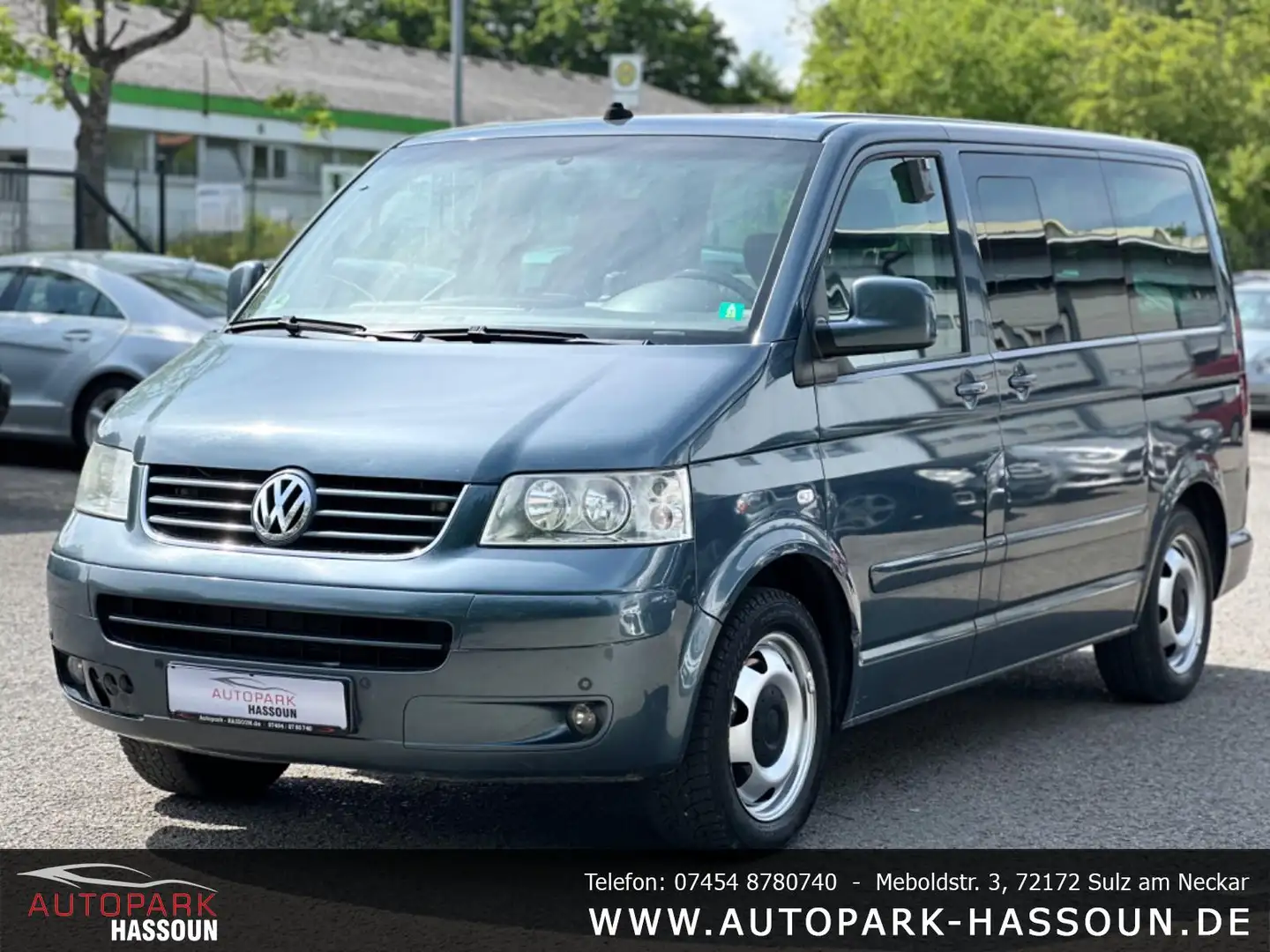 Volkswagen T5 Transporter T5 Multivan Highline 4Motion TÜV 06/25 SD AHK Navi Grau - 1