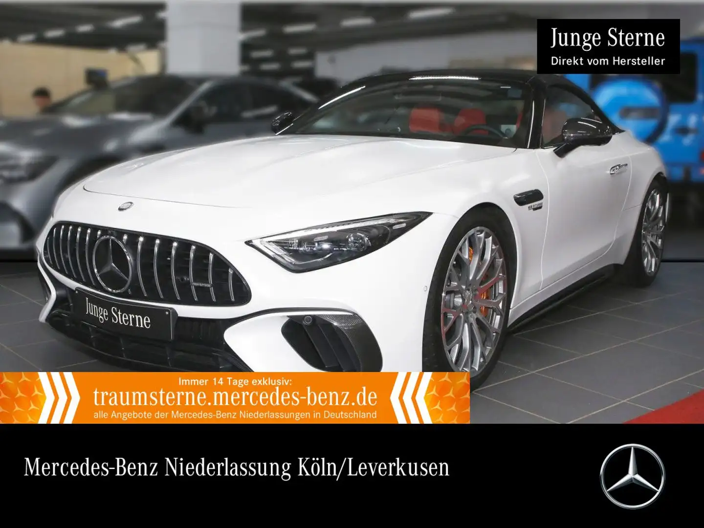 Mercedes-Benz SL 63 AMG S Cab. Keramik Carbon 360° Burmester PTS Blanc - 1