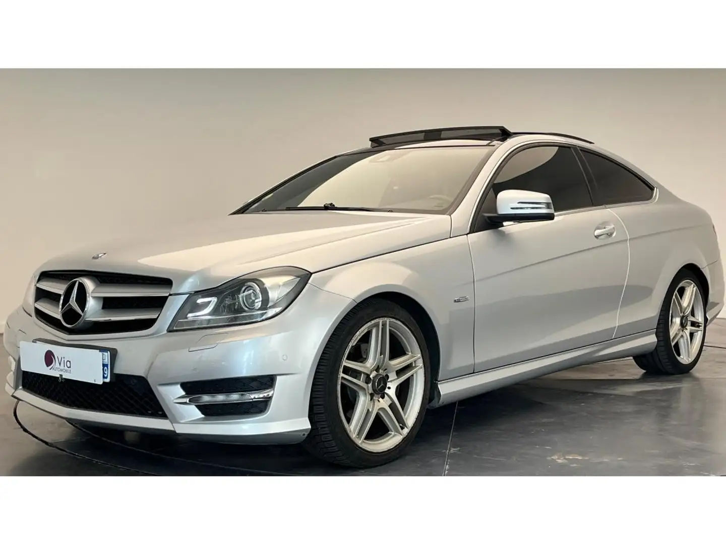 Mercedes-Benz C 220 Coupé 2.2 170 220 D FASCINATION AMG TOIT OUVRANT Gris - 1