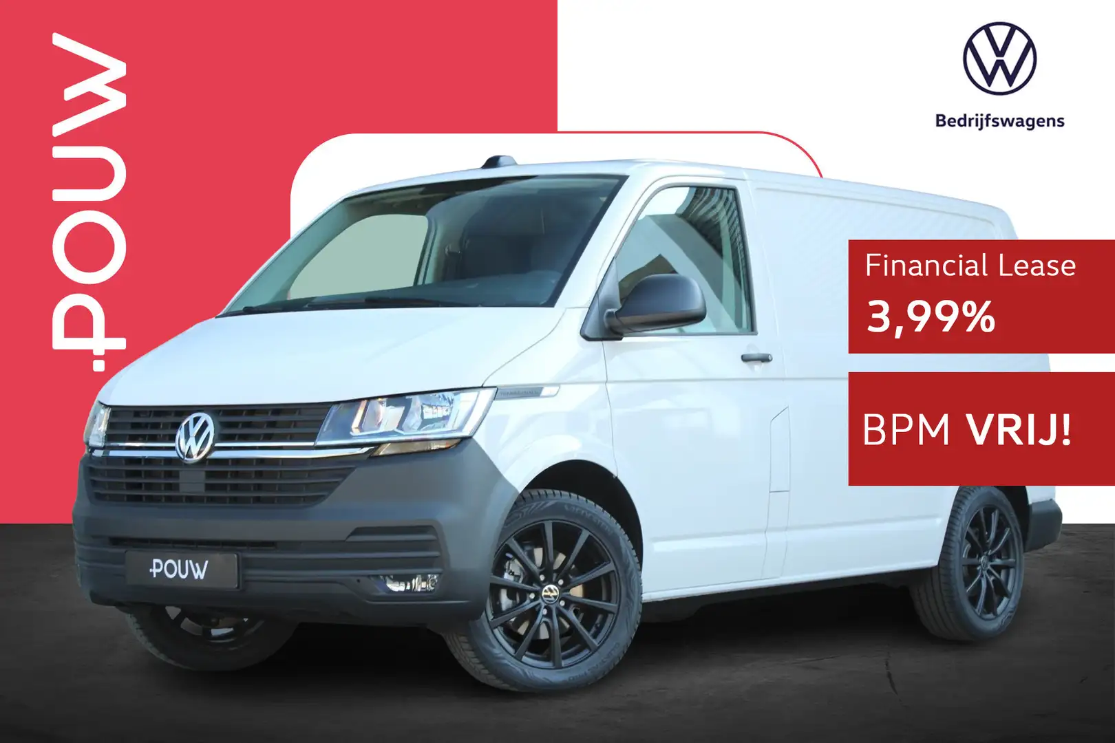 Volkswagen T6.1 Transporter 2.0 TDI 110pk L1H1 28 | 18" LM velgen | Apple Carp Wit - 1