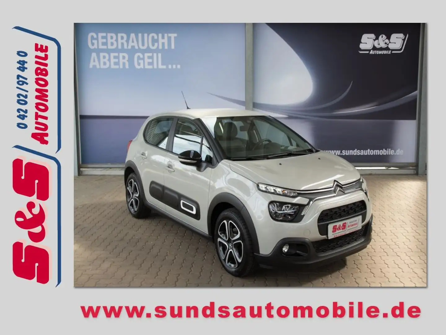 Citroen C3 1.2 PureTech LED/PDC/TEMPOMAT/PDC/CARPLAY Grau - 1