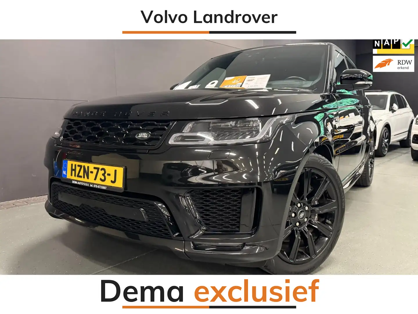 Land Rover Range Rover Sport P400e Autobiography Dynamic BLACK-EDITION 404PK FU Noir - 1
